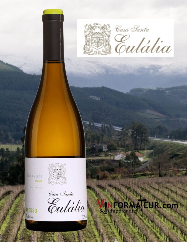 Casa Santa Eulalia, Avesso, Portugal, Vinho Verde, vin blanc, 2021 bouteille