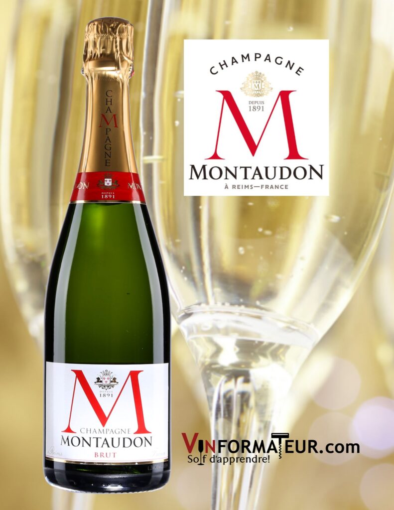 Champagne Montaudon M, Brut Tradition bouteille