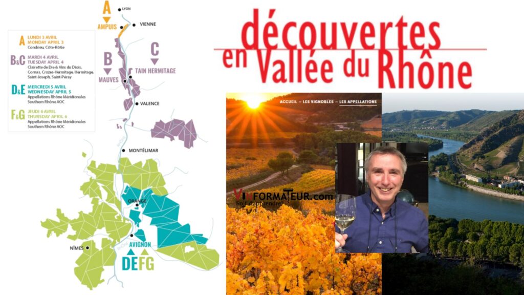 Découvertes en Vallée du Rhône - agenda, Vinformateur ; Claude Lalonde