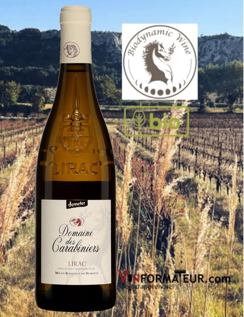 Domaines des Carabiniers, vin blanc, 2020 bouteille