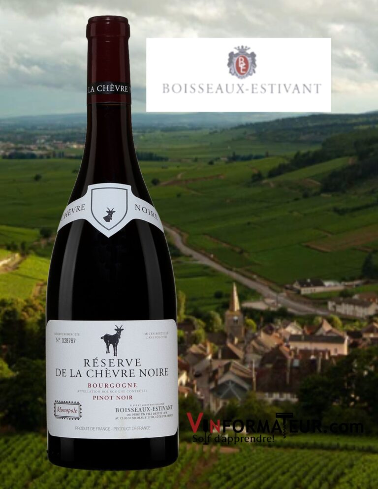 Réserve de la Chèvre Noire, Bourgogne, Pinot Noir, vin rouge, 2021 bouteille