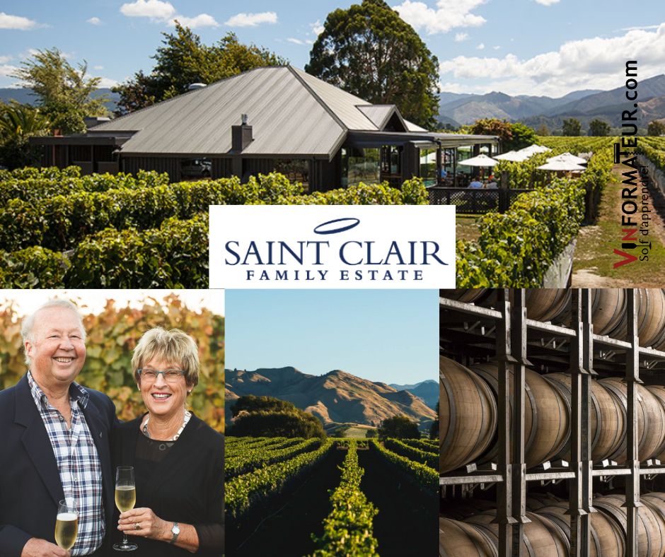 Saint Clair Family Estate: Neal et Judy Ibbotson, chai et vignobles