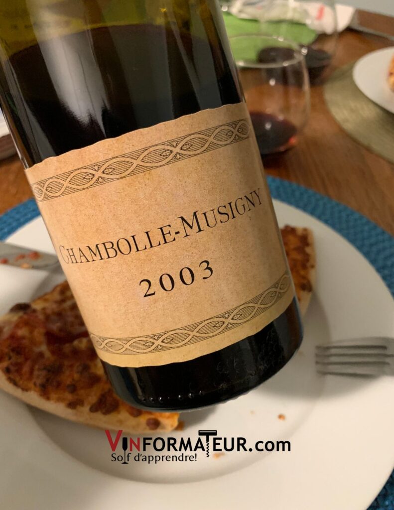 Domaine Philippe Charlopin-Parizot, Chambolle-Musigny, 2003