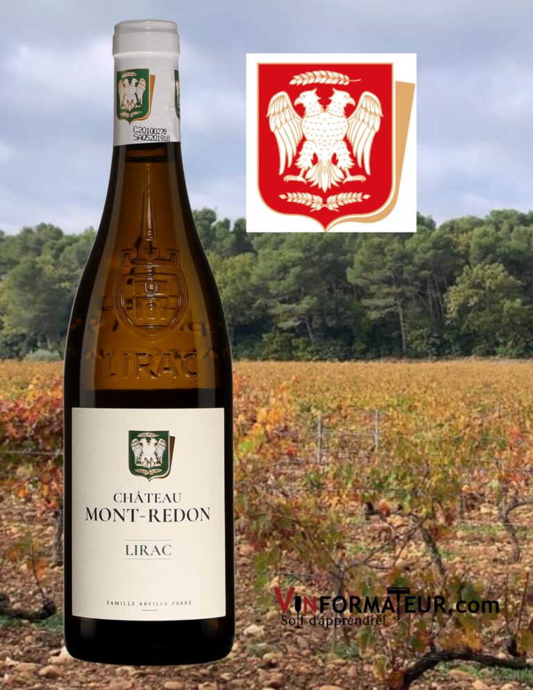 Château Mont-Redon, vin blanc, Lirac, 2021 bouteille