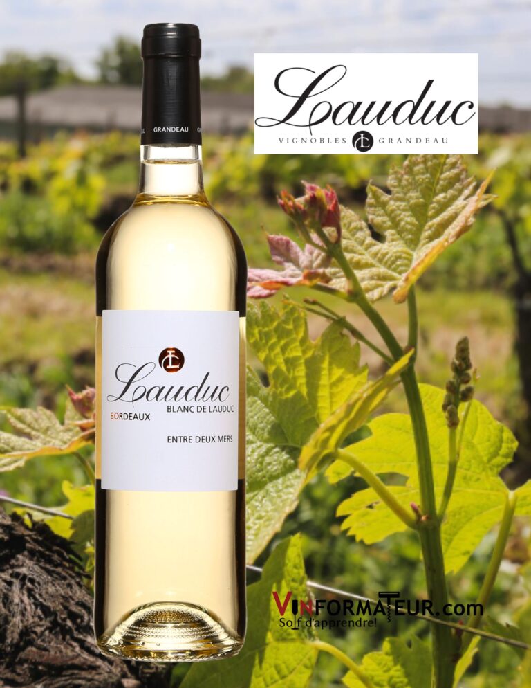 Lauduc, Blanc de Lauduc, Bordeaux, Entre Deux Mers, 2022 bouteille