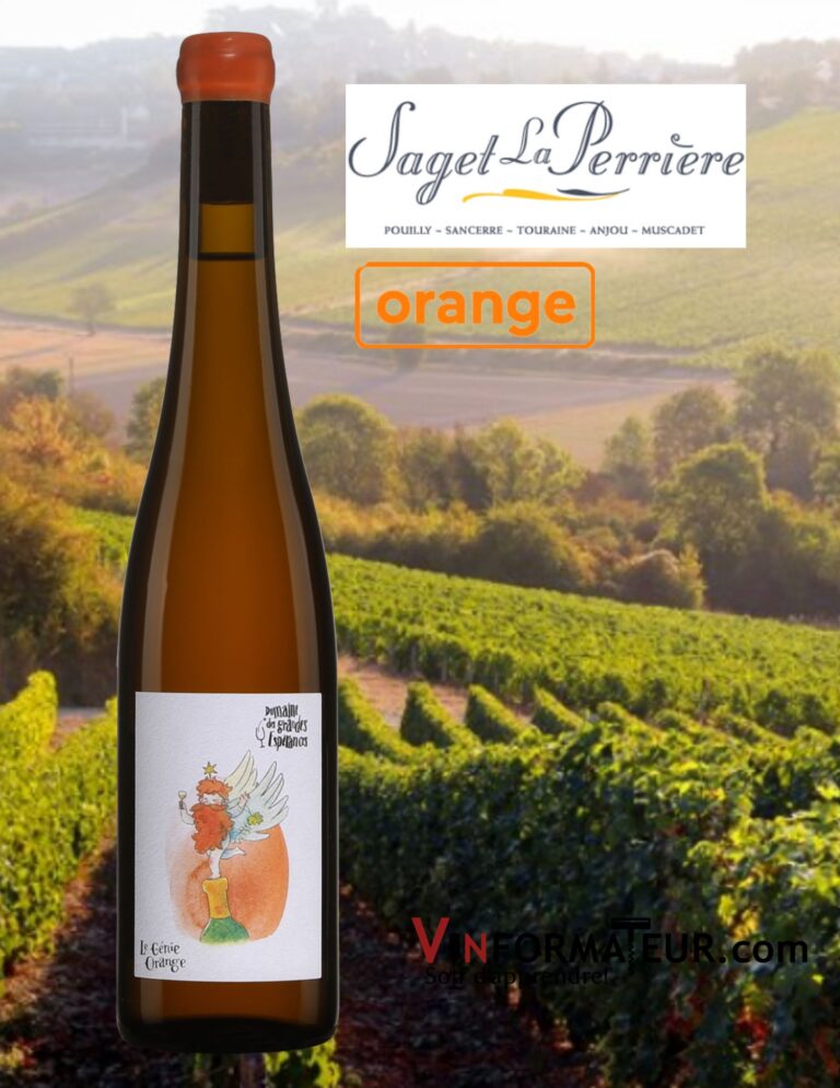 Le Génie Orange, Domaine des Grandes Espérances, Vin de France, vin orange, 2021 bouteille