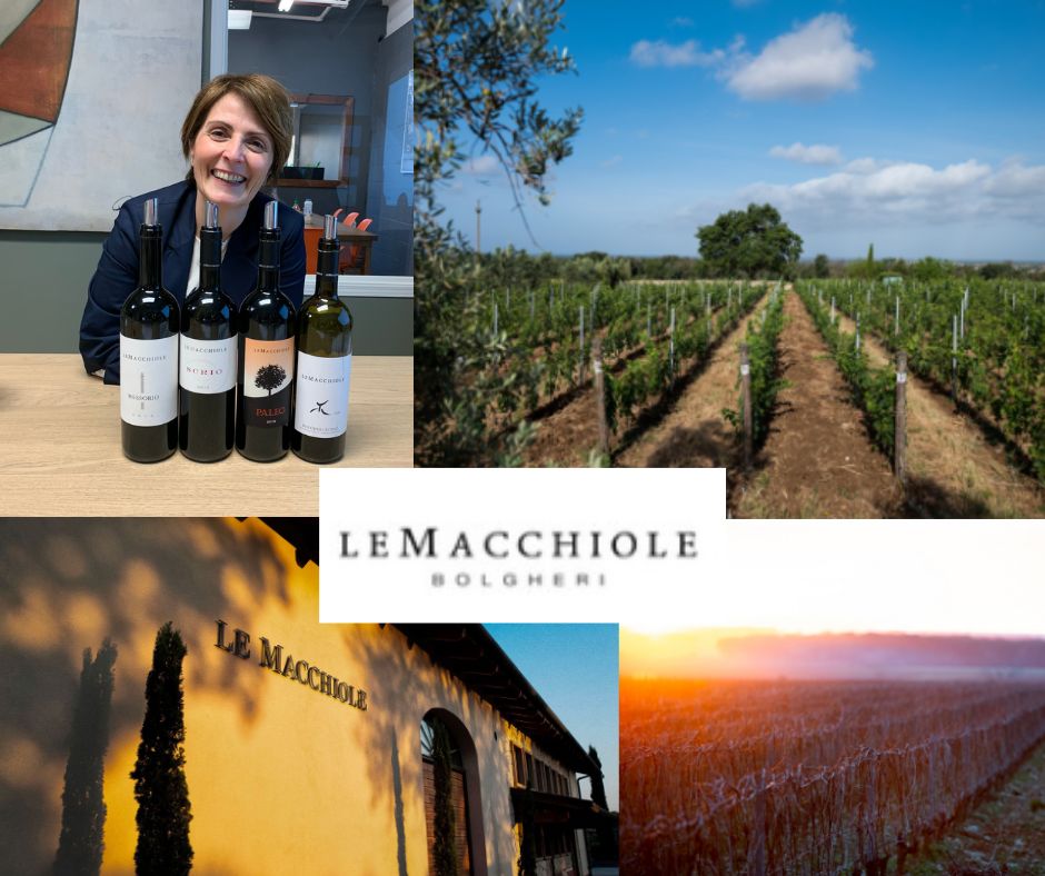 Le Macchiole: Cinzia Merli vigneronne et propriétaire, chai et vignobles