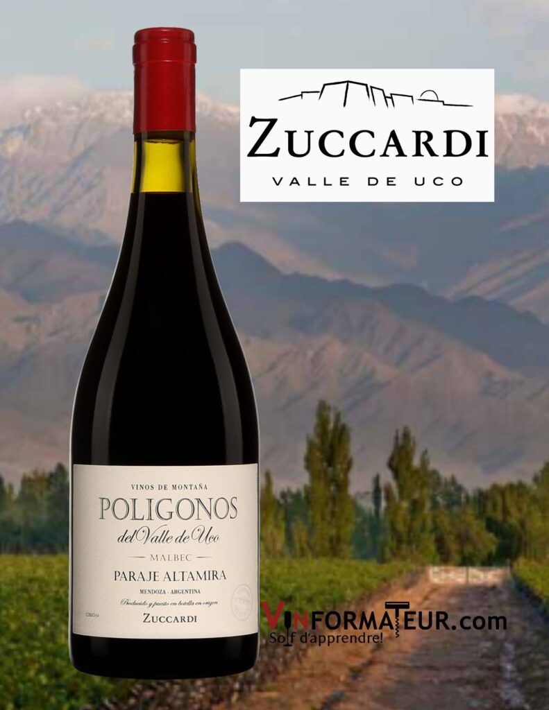 Zuccardi, Poligonos del Valle de Uco, Paraje Altamara, Malbec, 2021 bouteille