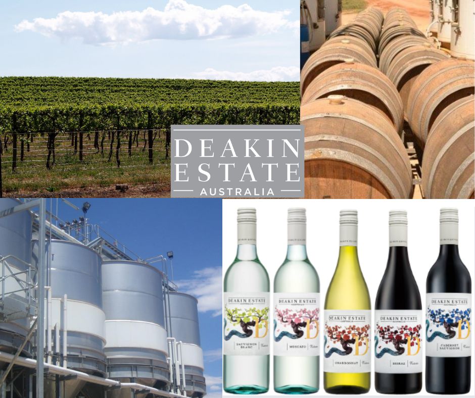 Deakin Estate: chai, vignobles et vins