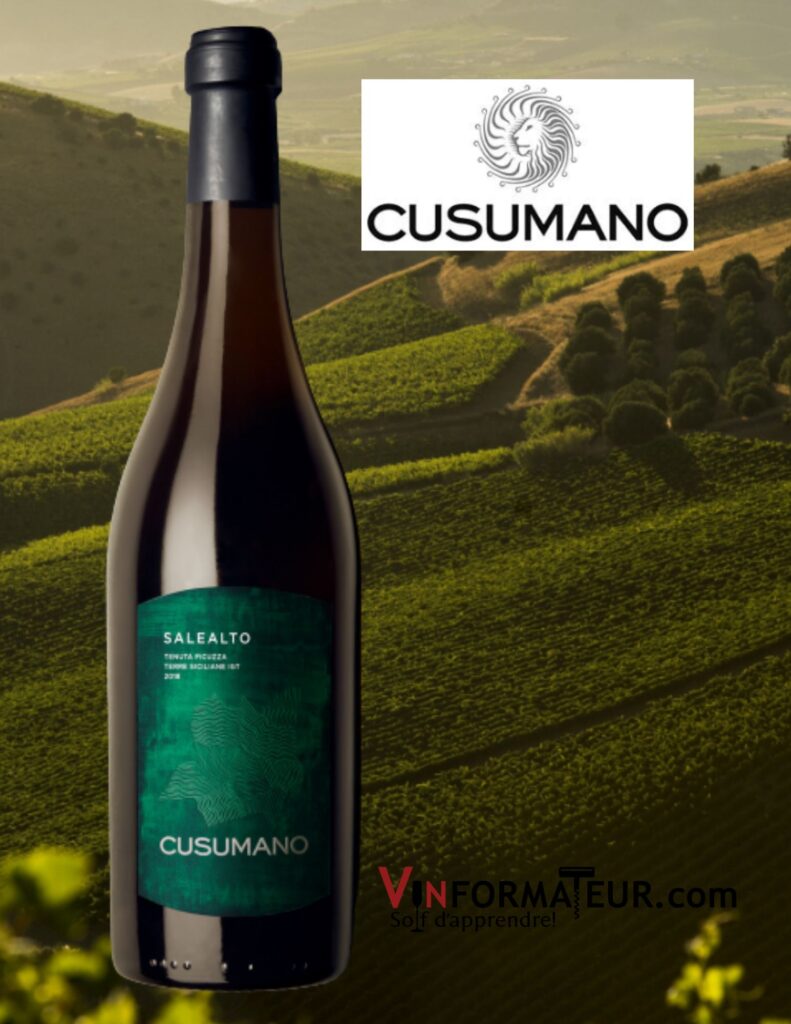 Cusumano, Salealto, vin blanc, Terre Siciliane IGT, vin blanc, 2020 bouteille