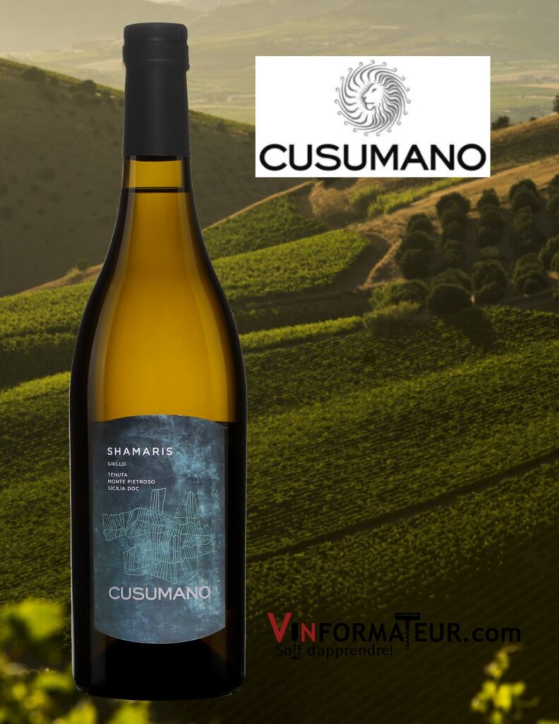 Cusumano, Shamaris, Grillo, vin blanc, Sicile, 2021 bouteille