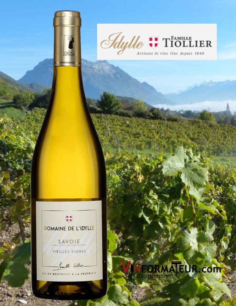 Domaine de l’Idylle, Savoie, Vieilles Vignes, vin blanc, 2022 bouteille