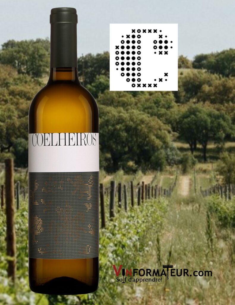 Coelheiros, Portugal, Alentejo, vin blanc, 2021 bouteille
