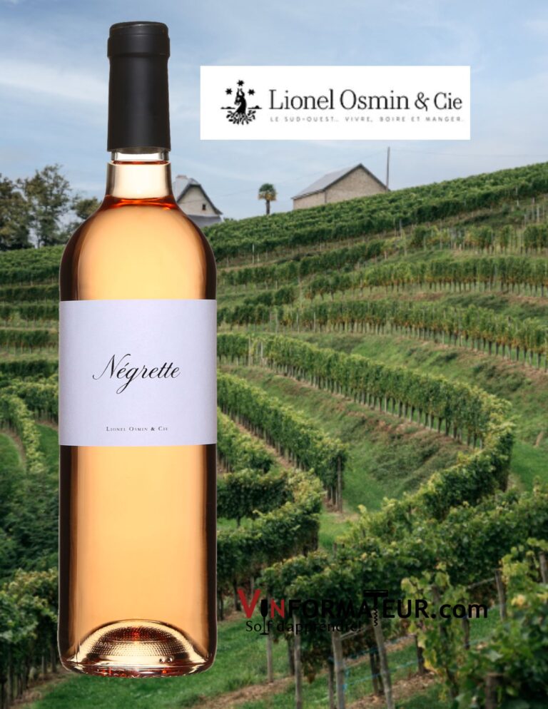 Négrette, Lionel Osmin & Cie, vin rosé, 2022 bouteille