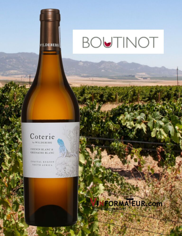 Coterie, Chenin blanc & Grenache blanc, Afrique du Sud, Western Cape, vin blanc, 2021 bouteille