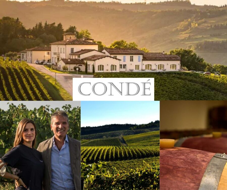 Azienda Agricola Condé: Francesco et Chiara Condello, chai et vignobles