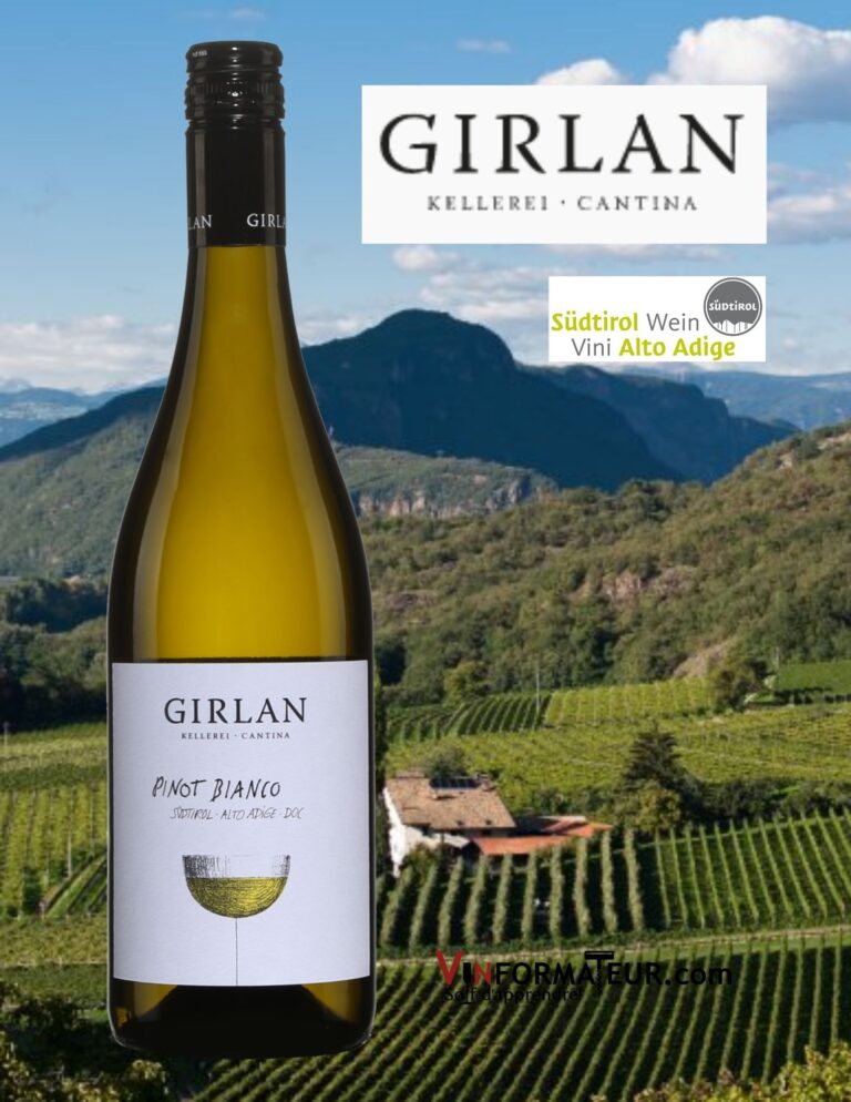 Pinot Bianco, Cantina Girlan, Italie, Alto Adige DOC/Sudtirol, 2022 bouteille