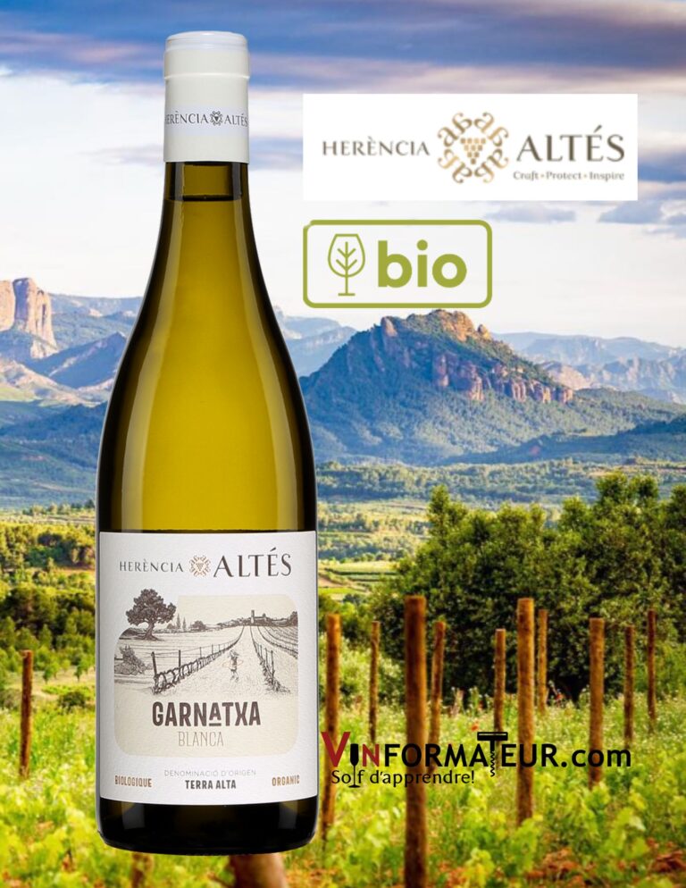 Herència Altés, Garnatxa Blanco, Espagne, D.O. Terra Alta, vin blanc bio, 2022 bouteille