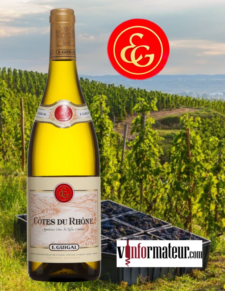 E. Guigal, Côtes du Rhône, vin blanc, 2022 bouteille