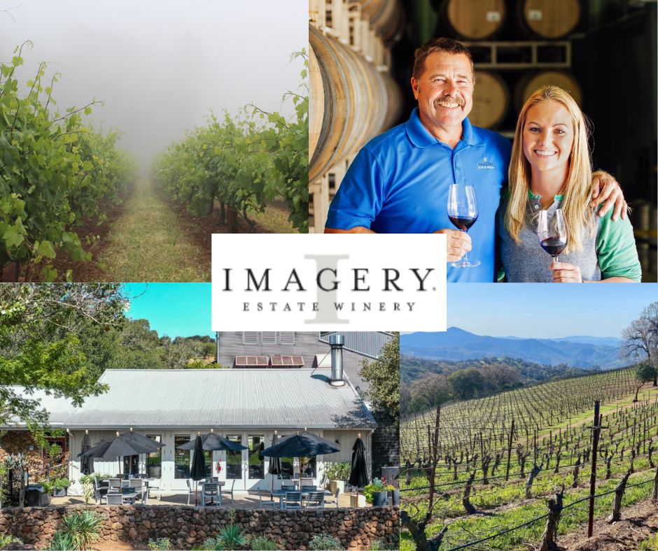 Imagery Estate Winery: Joe et Jamie Benziger, chai et vignobles