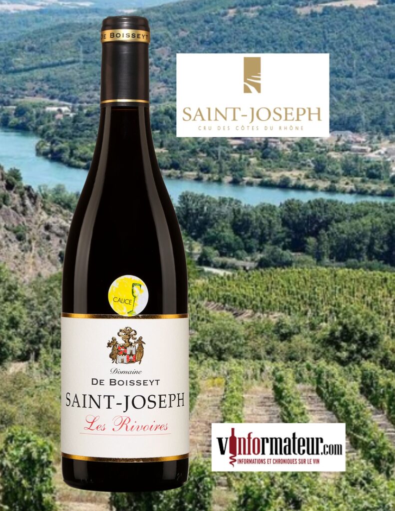 Vignoble De Boisseyt, Les Rivoires, Saint-Joseph AOC, vin rouge, 2018 bouteille