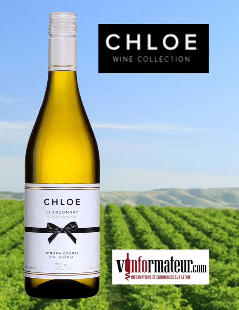 Chloe, Chardonnay, Californie, Monterey County, vin blanc, 2021 bouteille