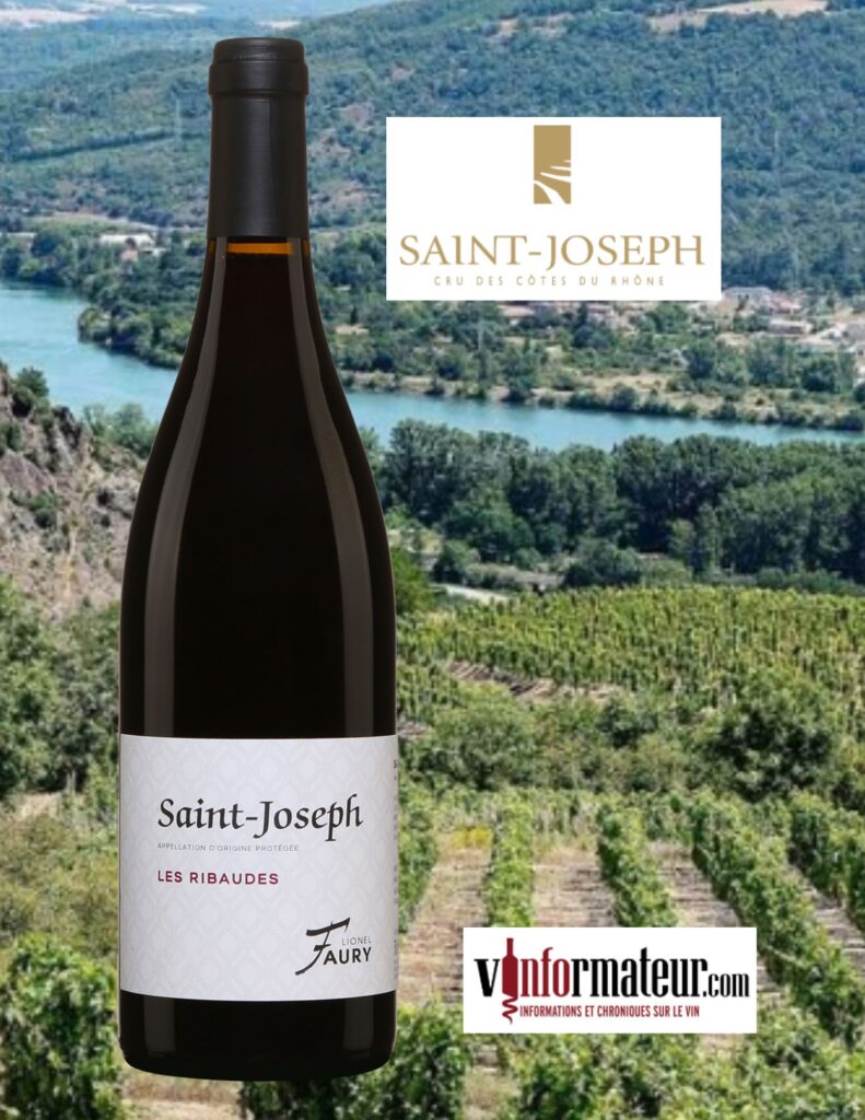Lionel Faury, Les Ribaudes, Saint-Joseph AOC, vin rouge, 2020 bouteille