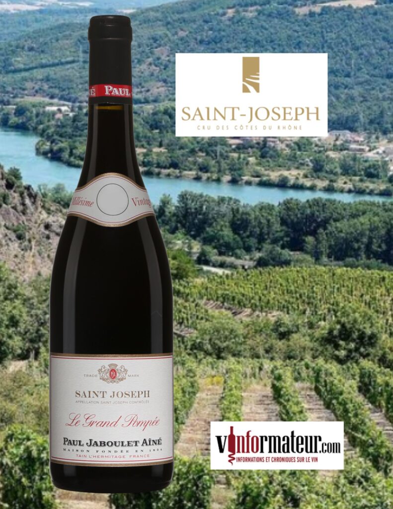 Paul Jaboulet Aîné, Le Grand Pompée, Saint-Joseph AOC, vin rouge, 2020 bouteille