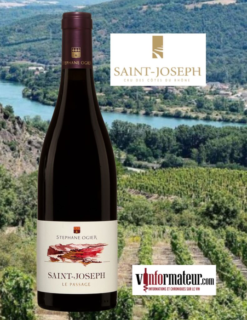 Stéphane Ogier, Le Passage, Saint-Joseph AOC, vin rouge, 2020 bouteille