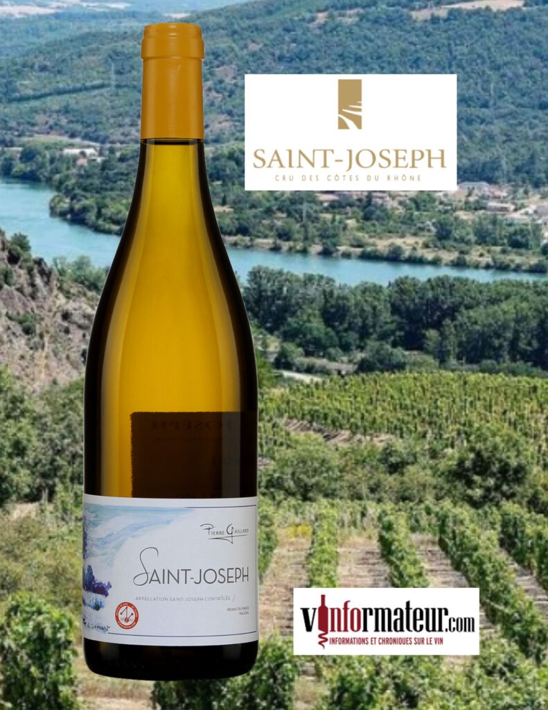 Pierre Gaillard, Saint-Joseph AOC, vin blanc, 2021 bouteille