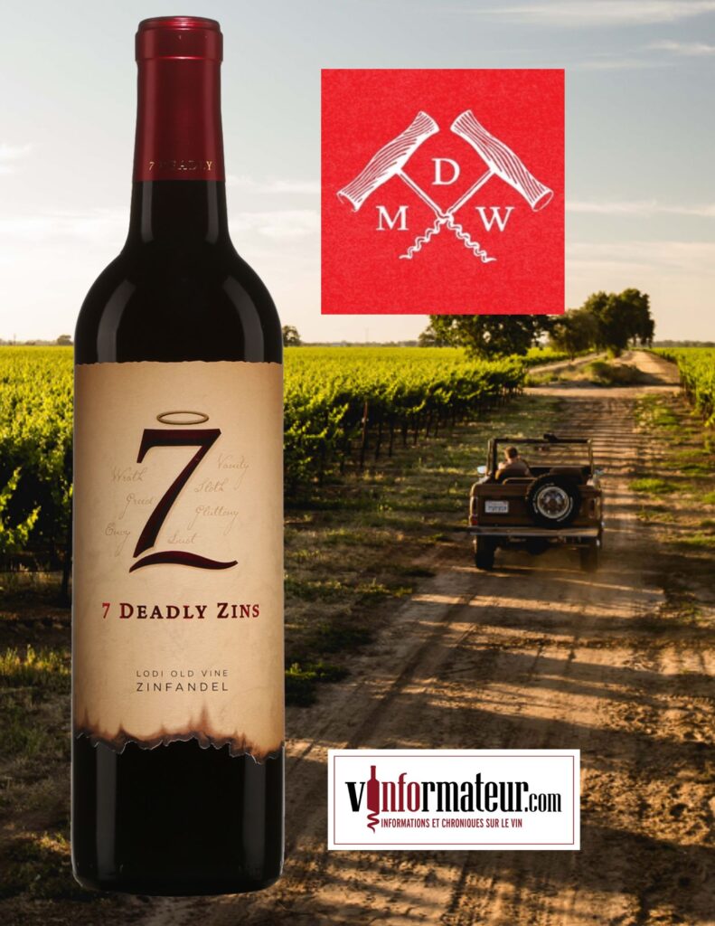Seven Deadly Zins, Zinfandel. California Lodi Old Vines, 2019 bouteille