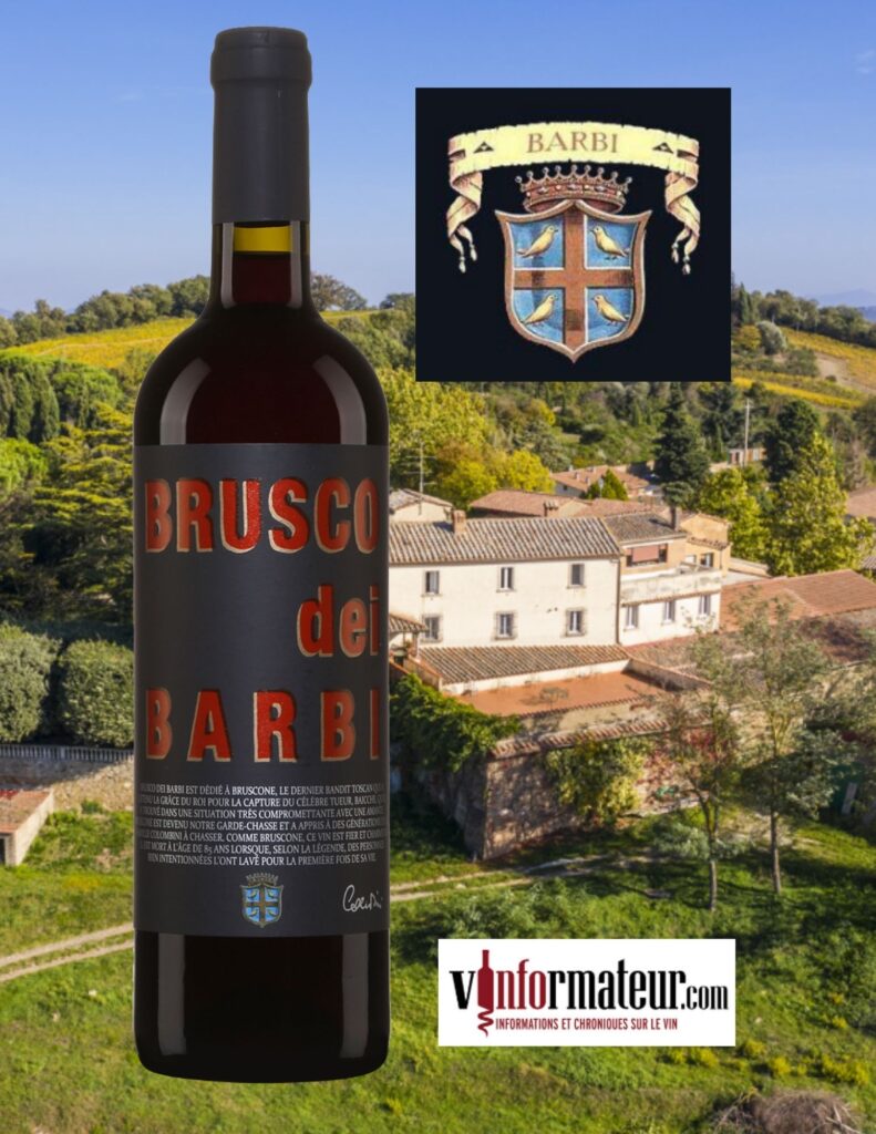 Brusco dei Barbi, IGT Toscana Rosso, vin rouge, Fattoria dei Barbi, 2019 bouteille