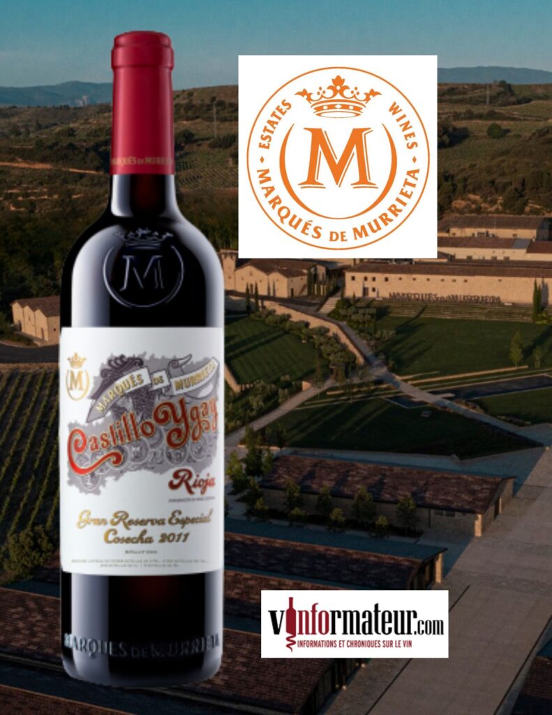Marqués de Murrieta, Castillo Ygay, Rioja Gran Reserva, Espagne, Rioja, vin rouge, 2011 bouteille