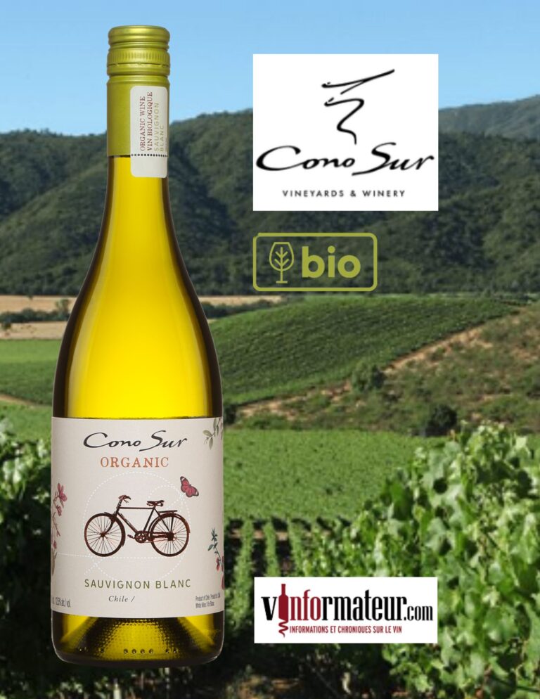 Cono Sur, Organic, Sauvignon blanc, vin blanc bio, Chili, Aconcagua, 2022 bouteille