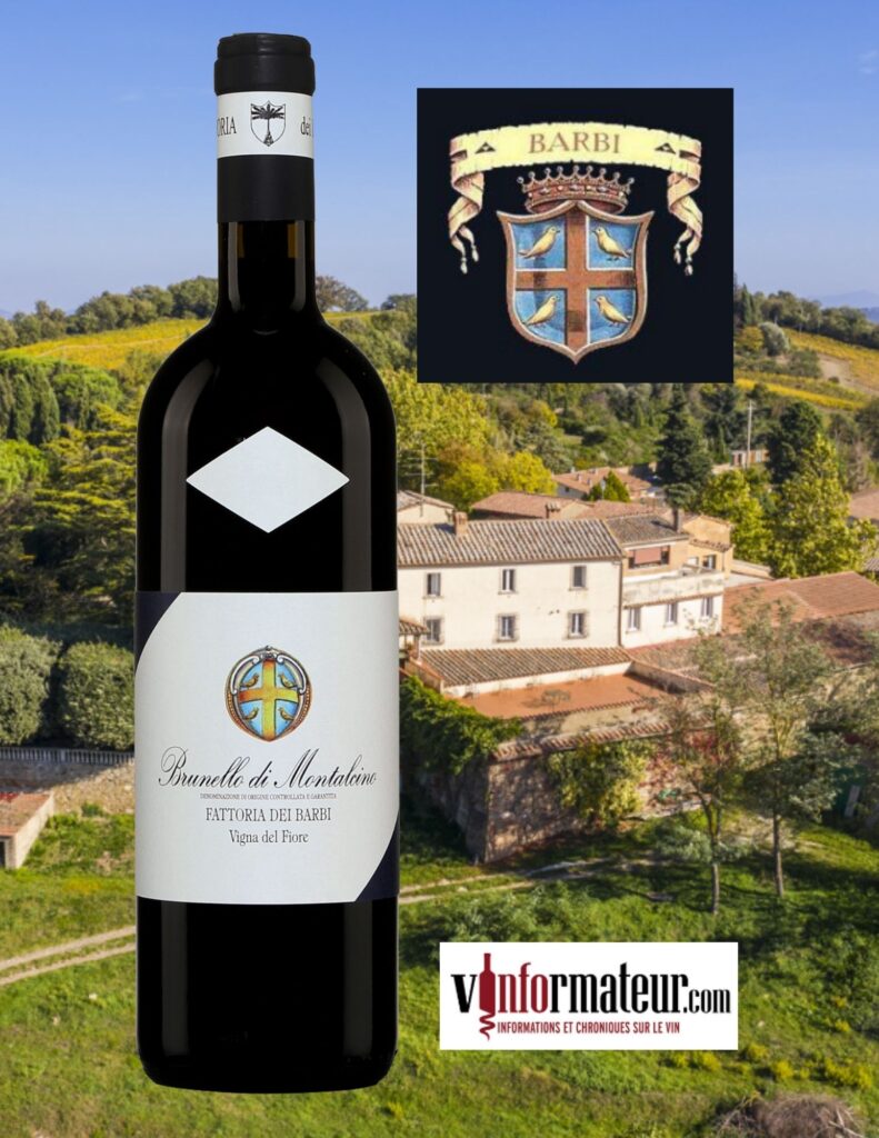 Brunello di Montalcino, Vigna del Fiore, Fattoria dei Barbi, vin rouge, 2017 bouteille