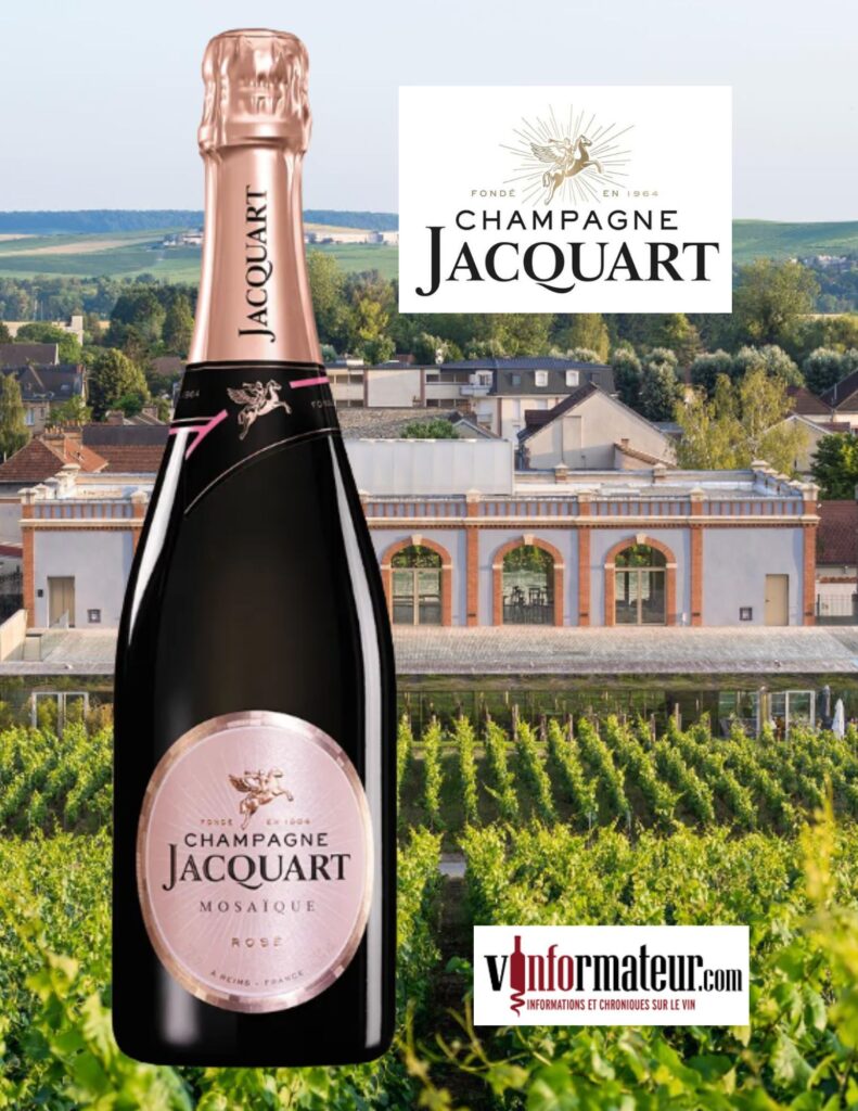 Champagne Jacquart, Mosaïque Rosé Brut bouteille
