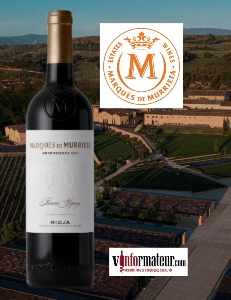 Marqués de Murrieta, Rioja Gran Reserva, Espagne, Rioja, vin rouge, 2015 bouteille
