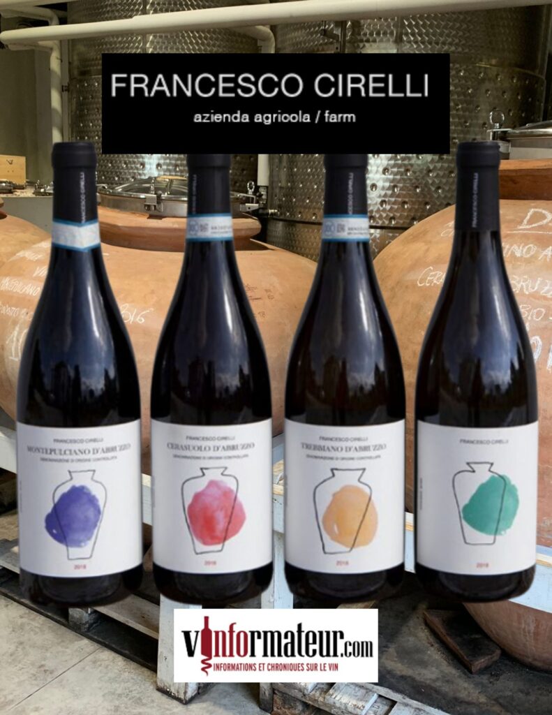 Francesco Cirelli: Vins Anfora bouteilles