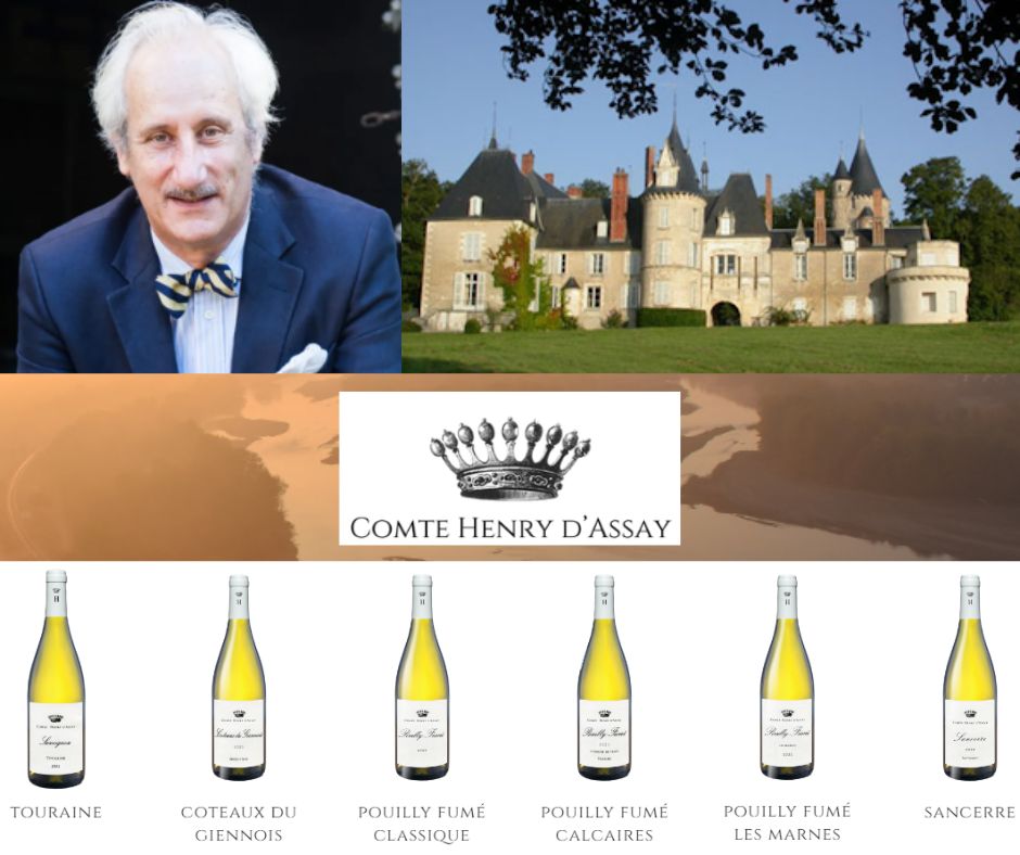 Comte Henry d'Assay: château de Tracy, comte Henry d'Assay, vignobles et vins de la maison. 