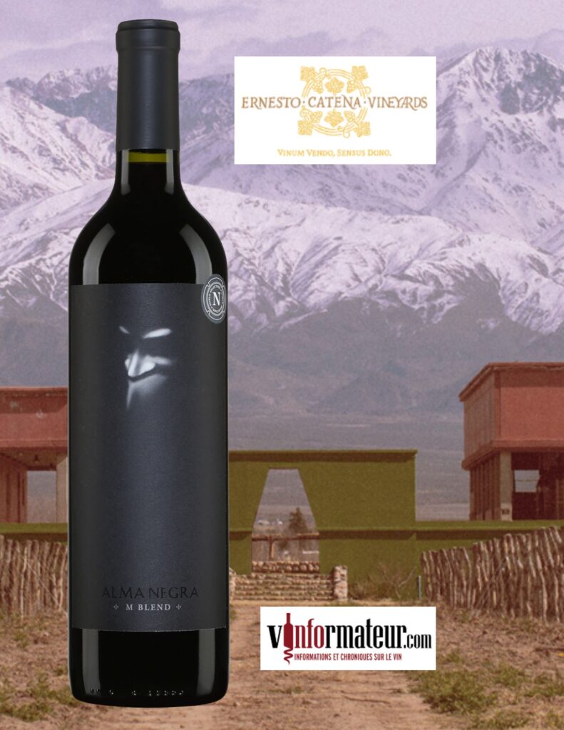 Alma Negra, M Blend, Argentine, Mendoza, vin rouge, 2019 bouteille