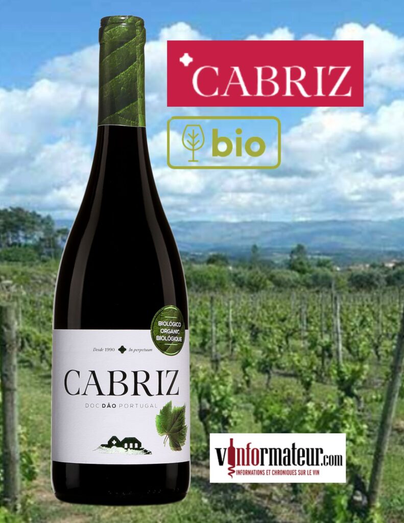 Cabriz, Organic, Portugal, Dao, Quinta da Cabriz, vin rouge bio, 2019 bouteille