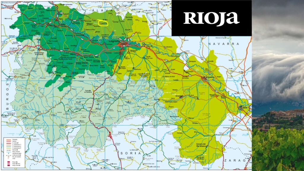 Carte viticole la Rioja