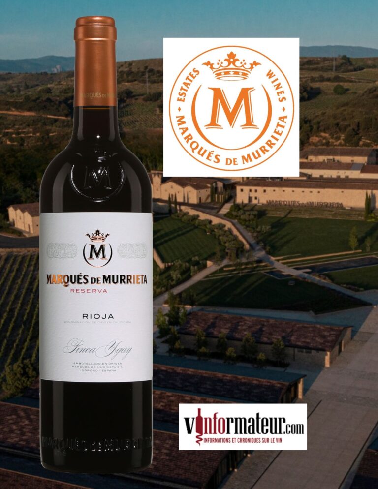Marqués de Murrieta, Rioja Reserva, Espagne, Rioja, vin rouge, 2018 bouteille
