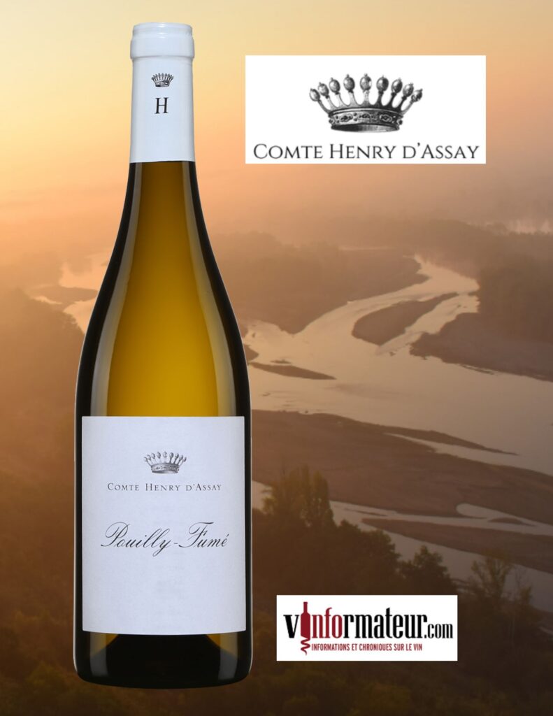 Sauvignon blanc, Pouilly-Fumé, Val de Loire, Comte Henry d’Assay, vin blanc, 2021 bouteille