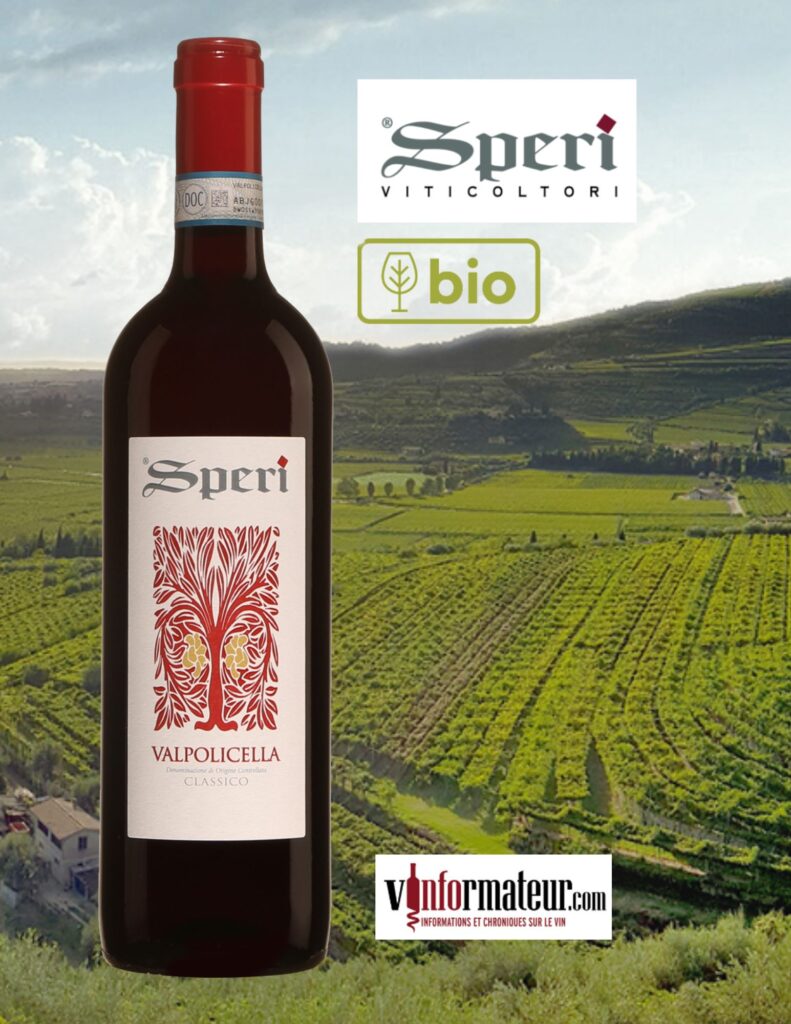 Speri, Italie, Valpolicella Classico, vin rouge bio, 2022 bouteille