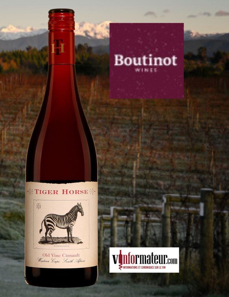 Tiger Horse, Cinsault, Old Vines, Afrique du Sud, Western Cape, vin rouge, 2022 bouteille