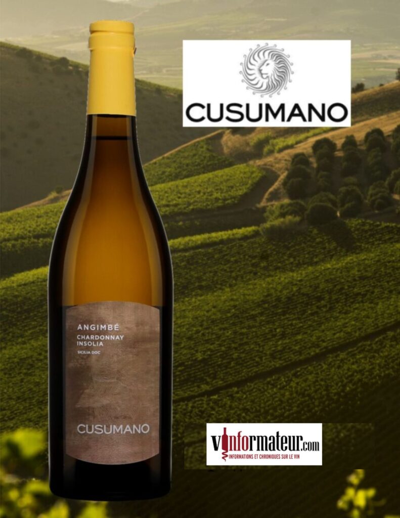 Cusumano, Angimbé, vin blanc, Sicile, 2021 bouteille