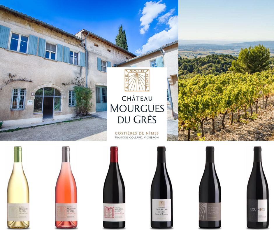 Château Mourgues du Grès: château, chai, vignobles et vins