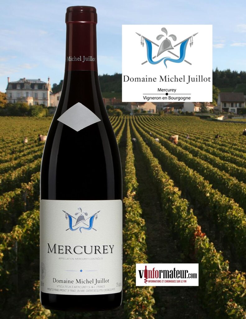 Pinot Noir, Bourgogne, Côte Chalonnaise, Mercurey, Domaine Michel Juillot, 2021 bouteille
