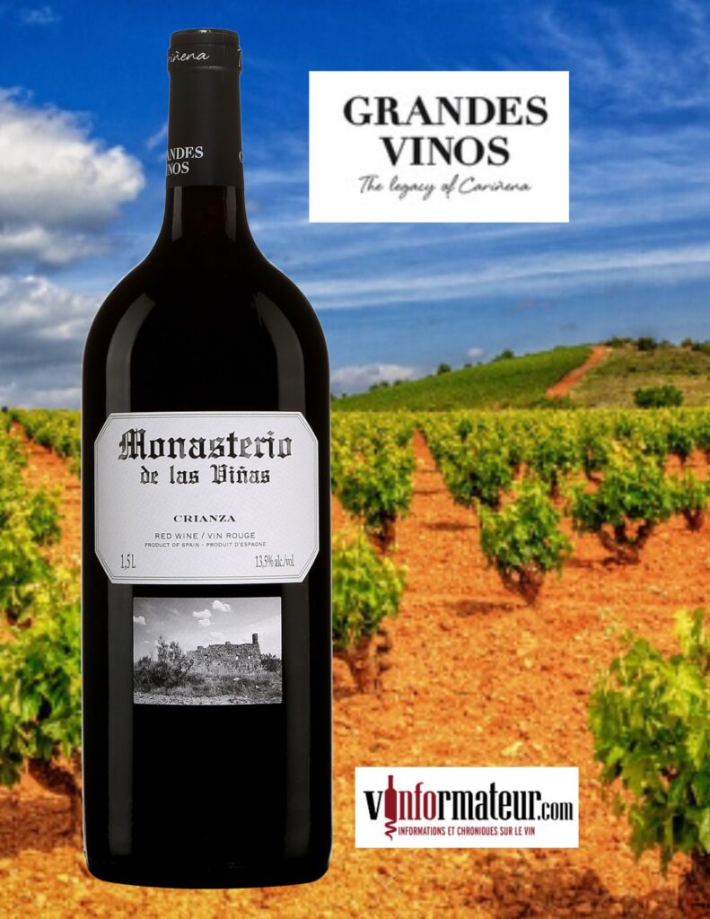 Monasterio de las Vinas, Crianza, Espagne, Aragon, Carinena DOP, 2019 bouteille